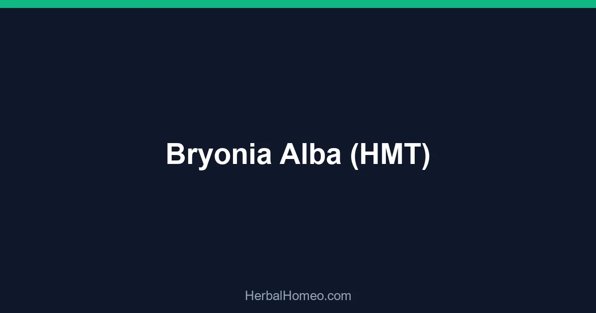 Bryonia Alba (HMT)