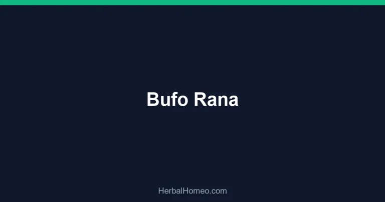 Bufo Rana