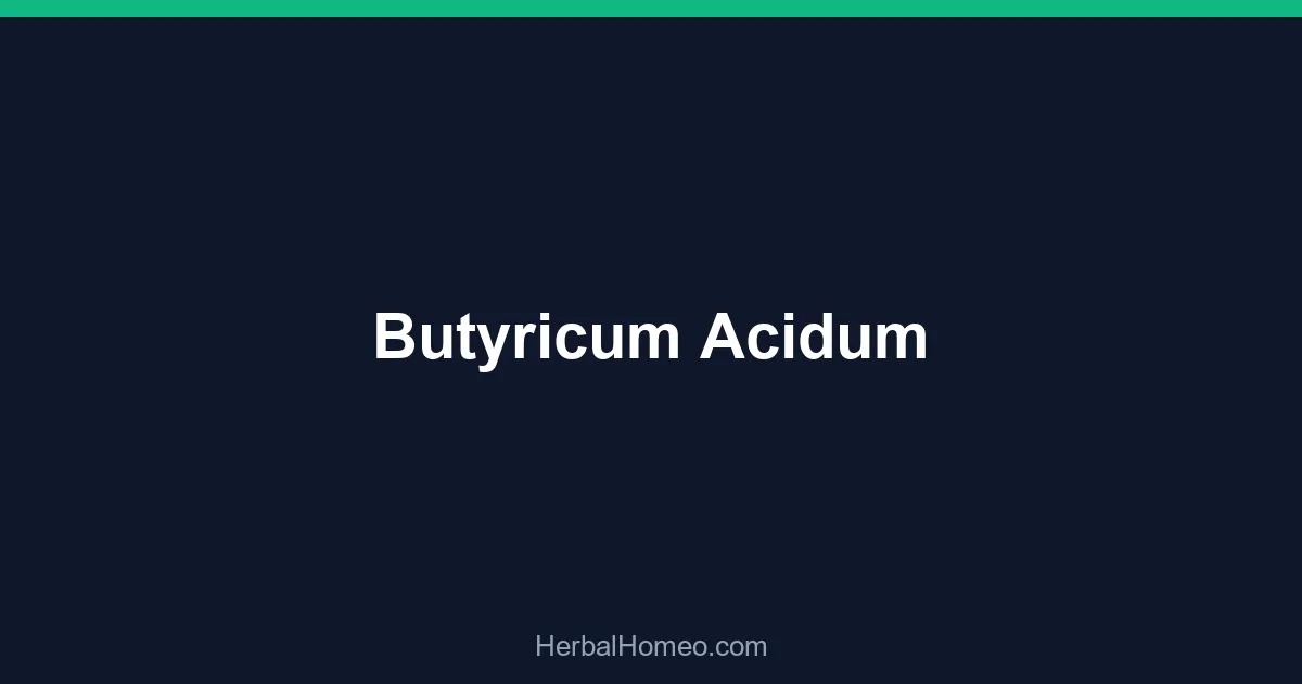 Butyricum Acidum