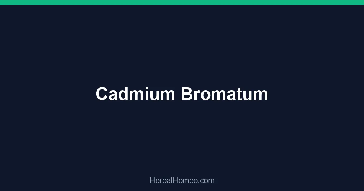 Cadmium Bromatum