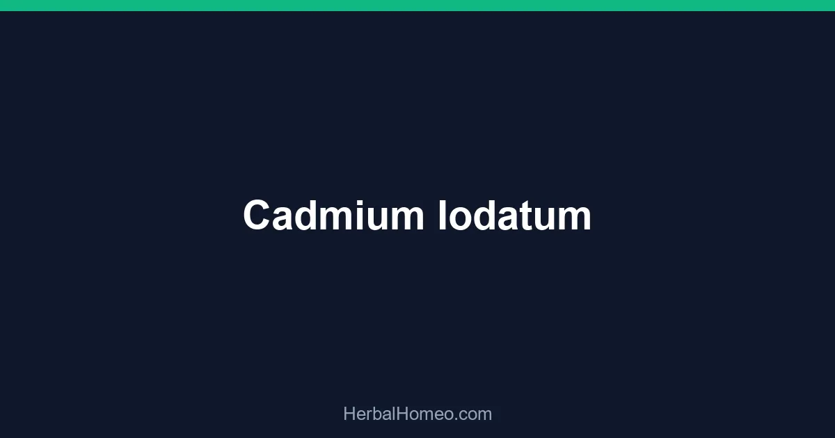 Cadmium Iodatum
