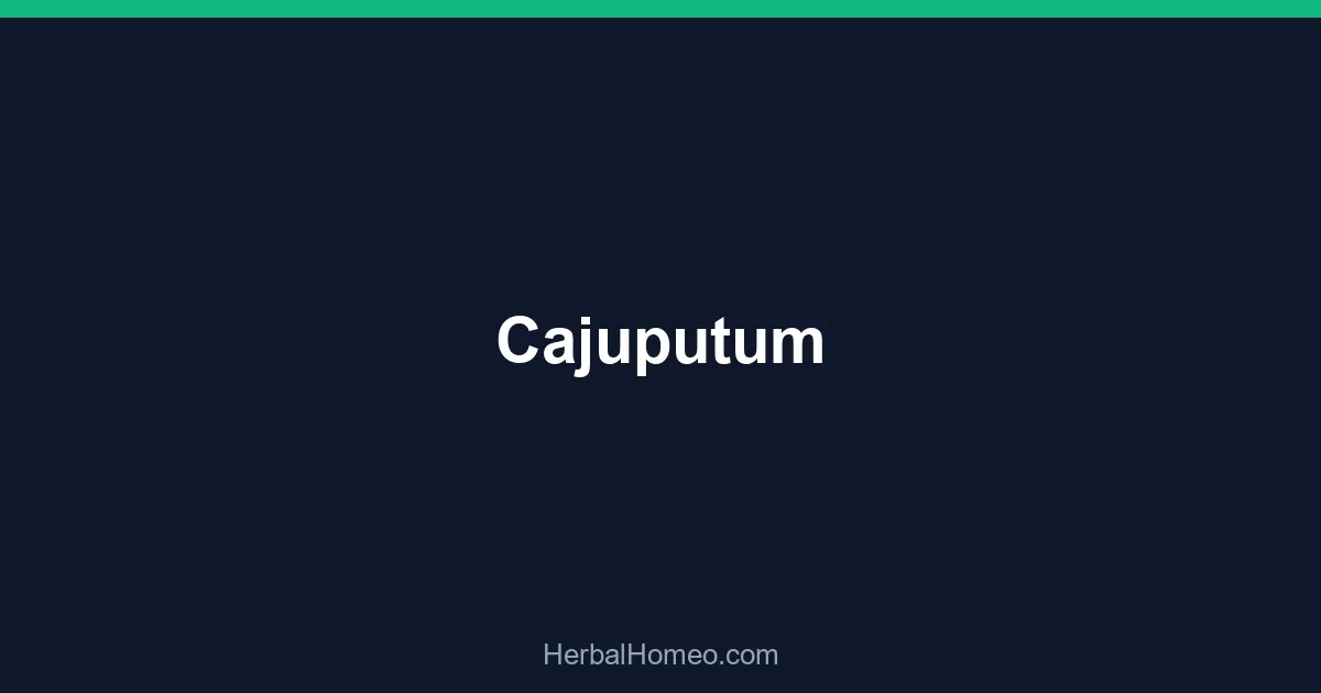 Cajuputum