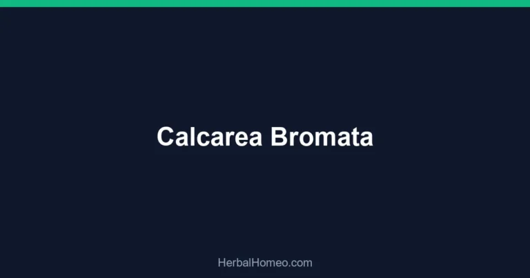 Calcarea Bromata