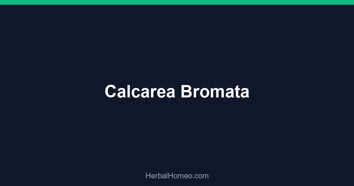 Calcarea Bromata