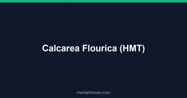 Calcarea Flourica (HMT)