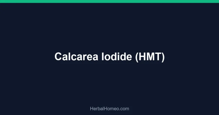 Calcarea Iodide (HMT)