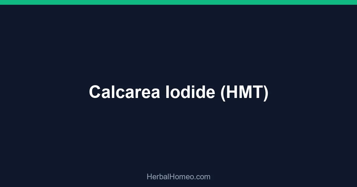 Calcarea Iodide (HMT)