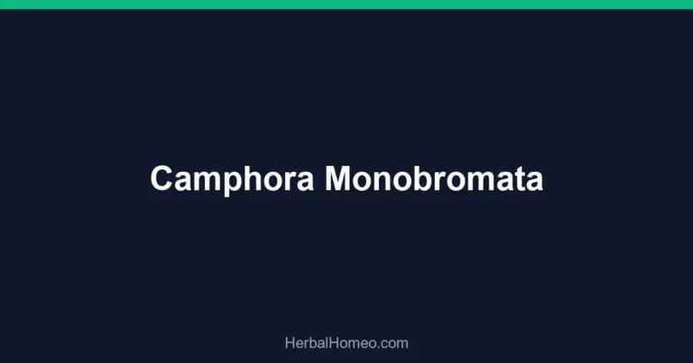 Camphora Monobromata
