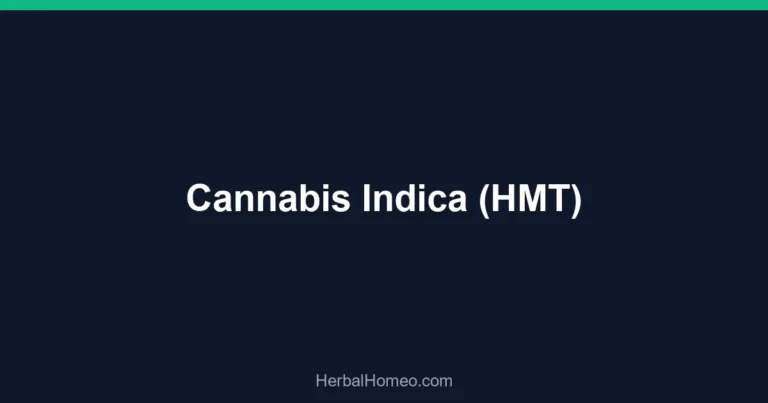 Cannabis Indica (HMT)