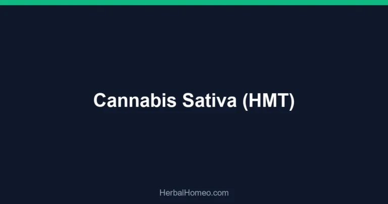 Cannabis Sativa (HMT)