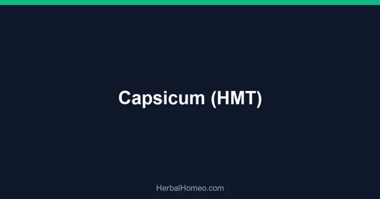Capsicum (HMT)