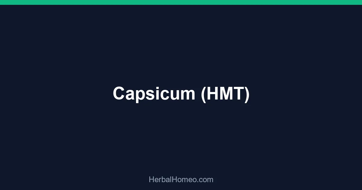 Capsicum (HMT)