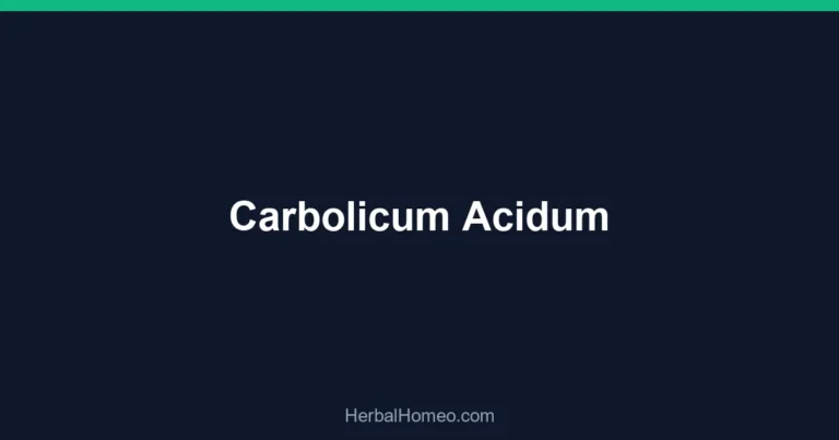 Carbolicum Acidum