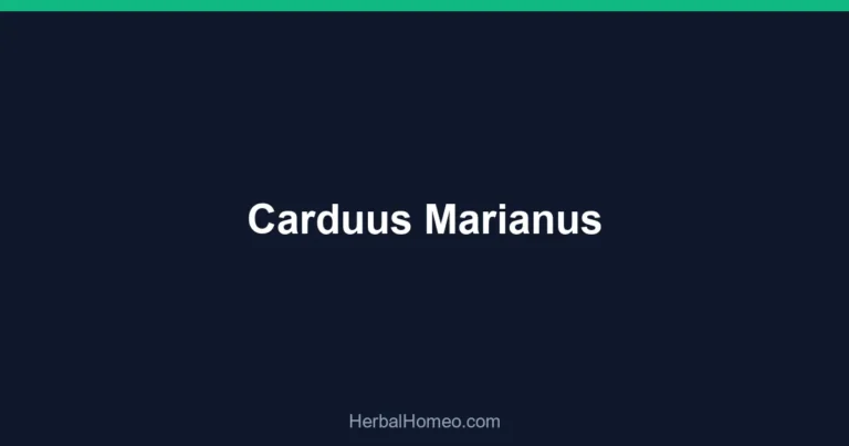 Carduus Marianus