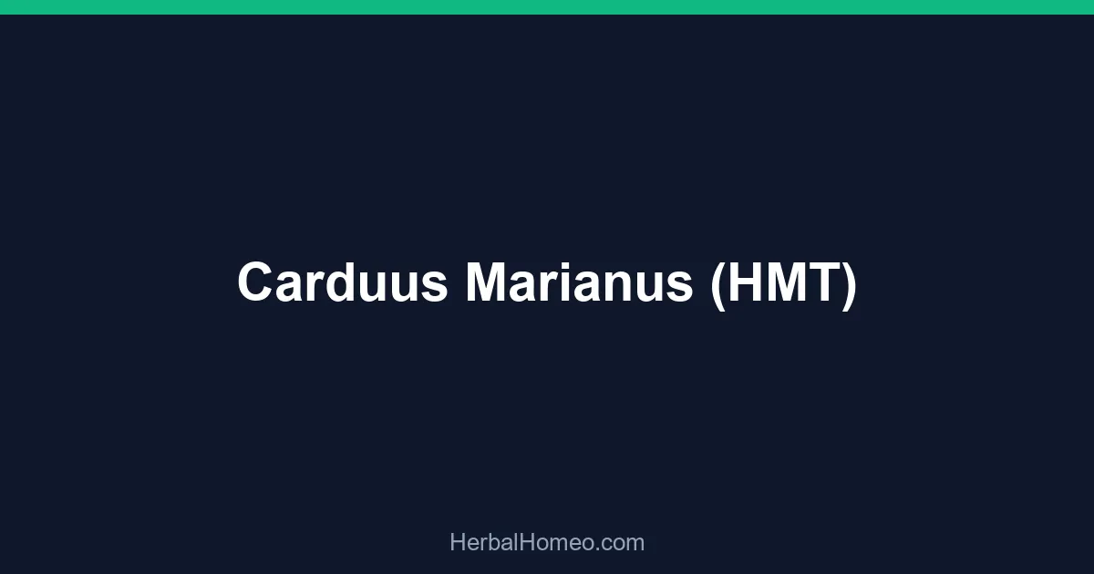 Carduus Marianus (HMT)