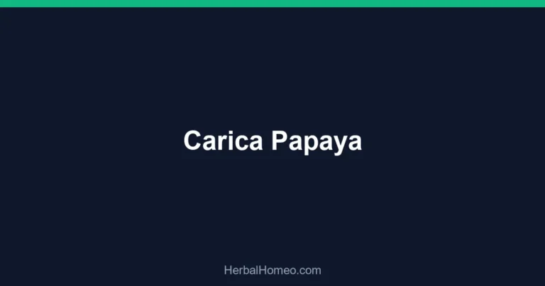 Carica Papaya