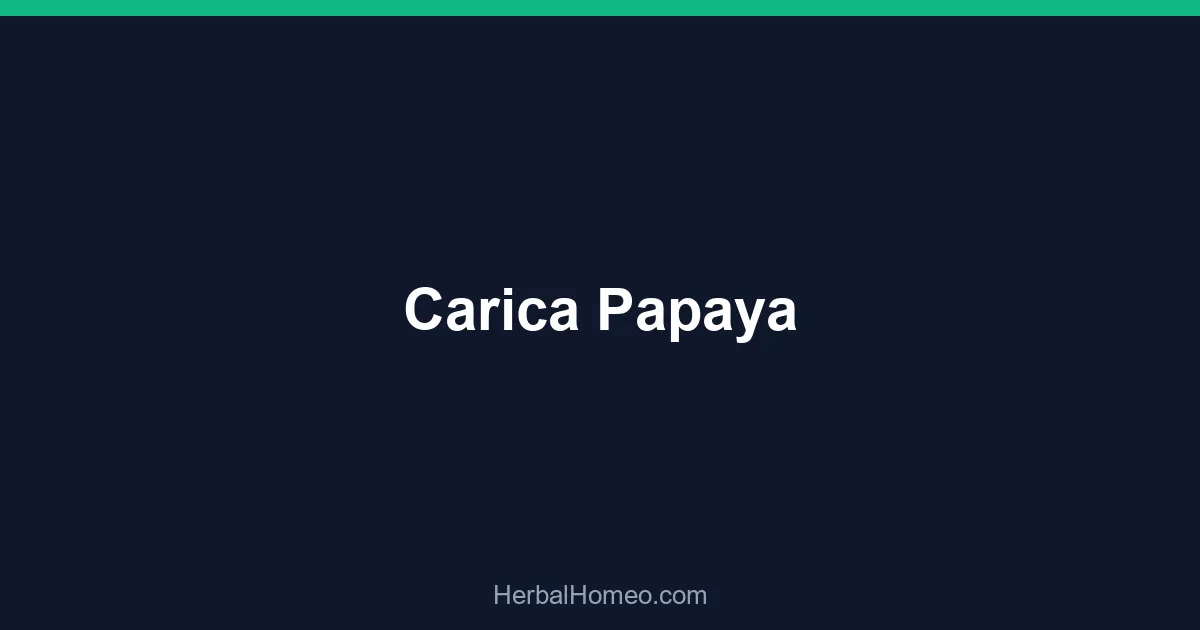 Carica Papaya
