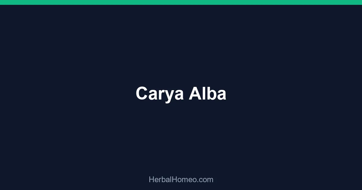 Carya Alba