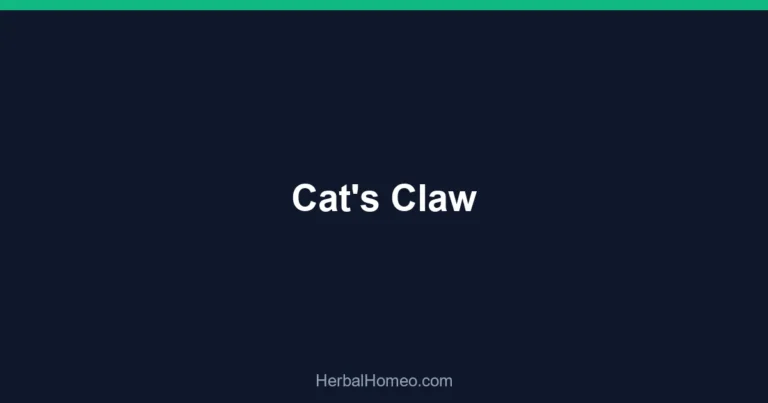 Cat’s Claw