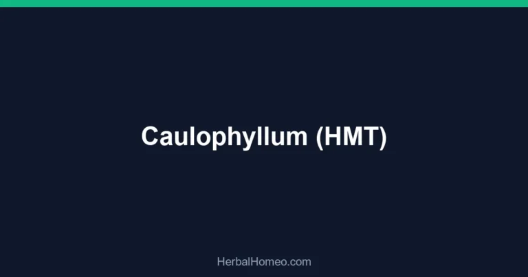 Caulophyllum (HMT)