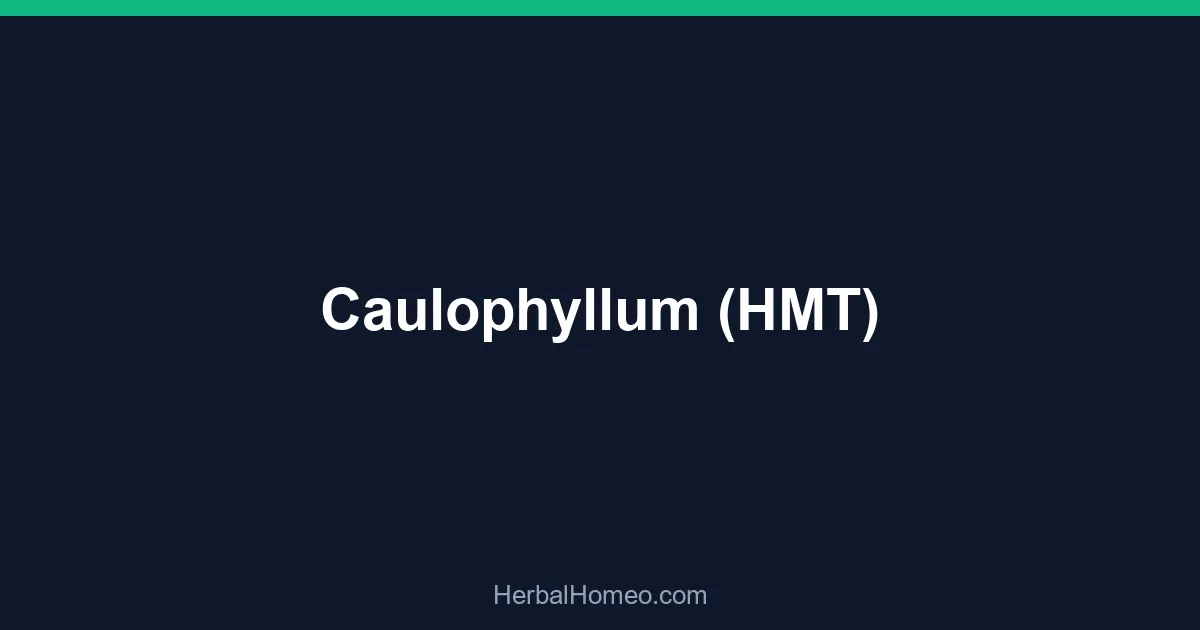 Caulophyllum (HMT)