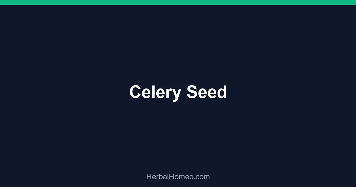 Celery Seed