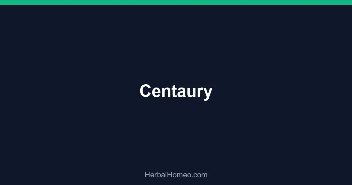 Centaury
