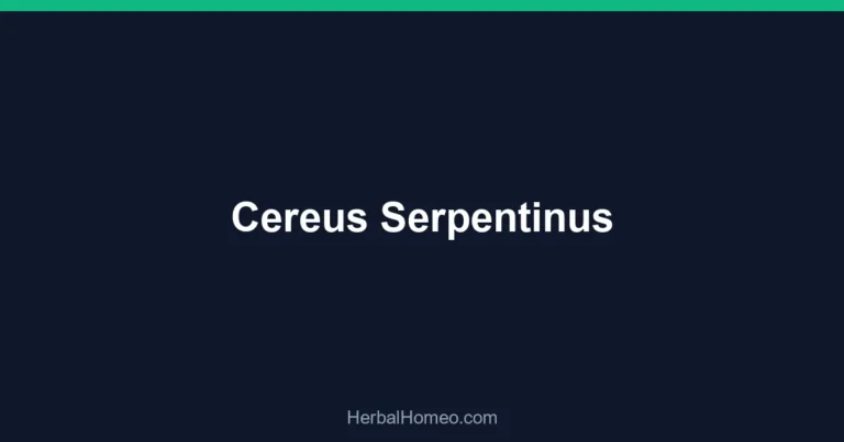 Cereus Serpentinus