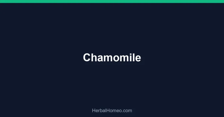Chamomile