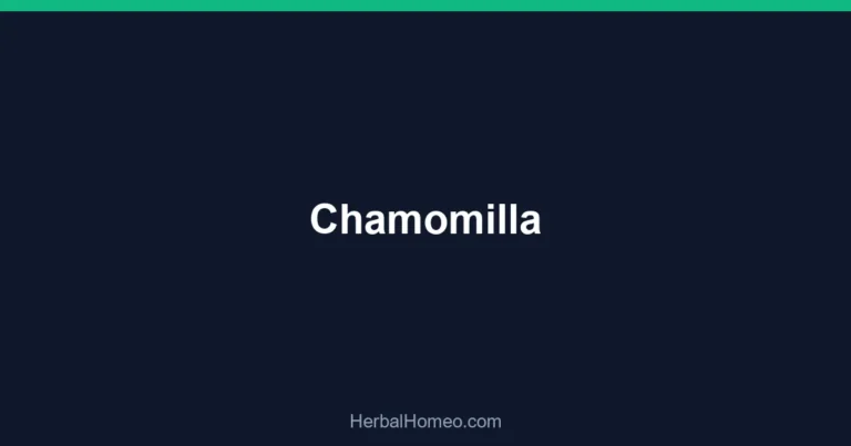 Chamomilla