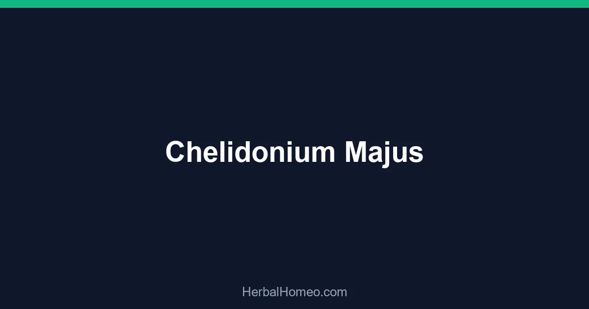 Chelidonium Majus