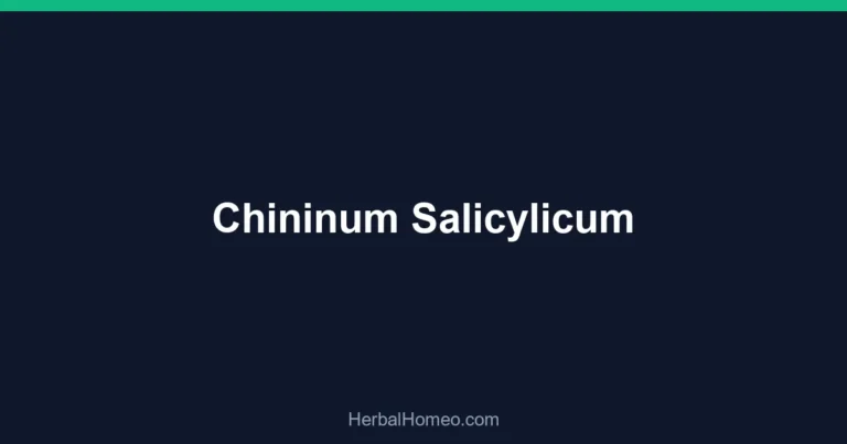 Chininum Salicylicum