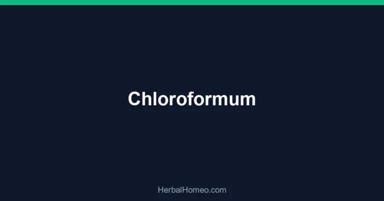 Chloroformum