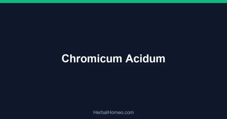 Chromicum Acidum