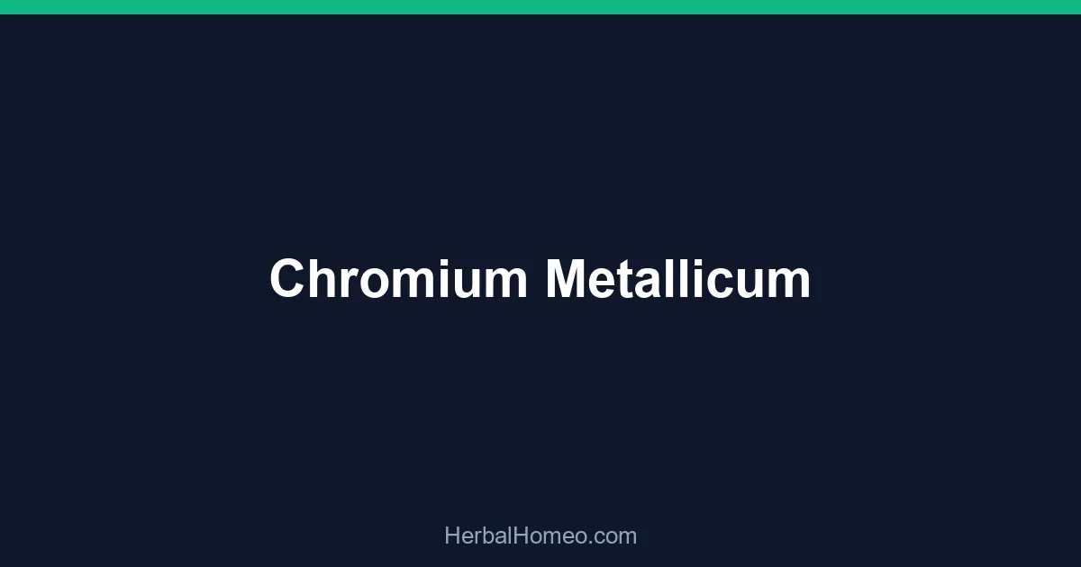 Chromium Metallicum