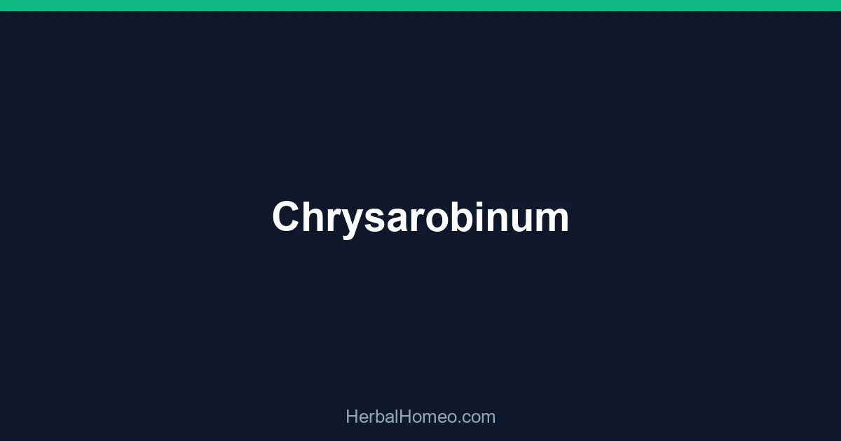 Chrysarobinum