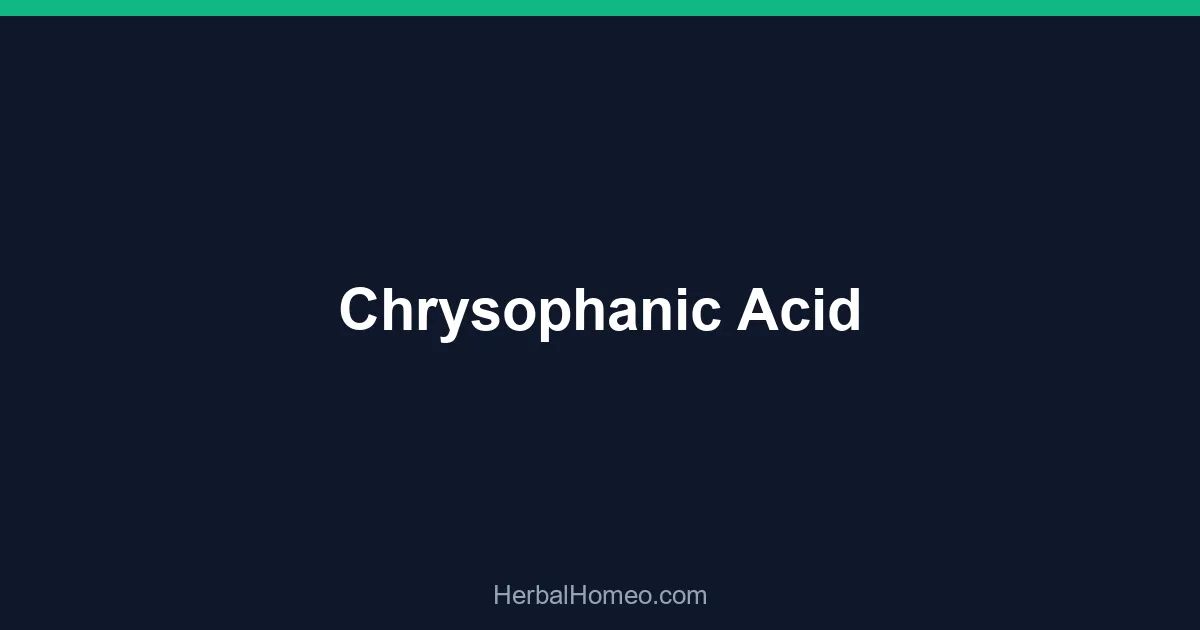 Chrysophanic Acid