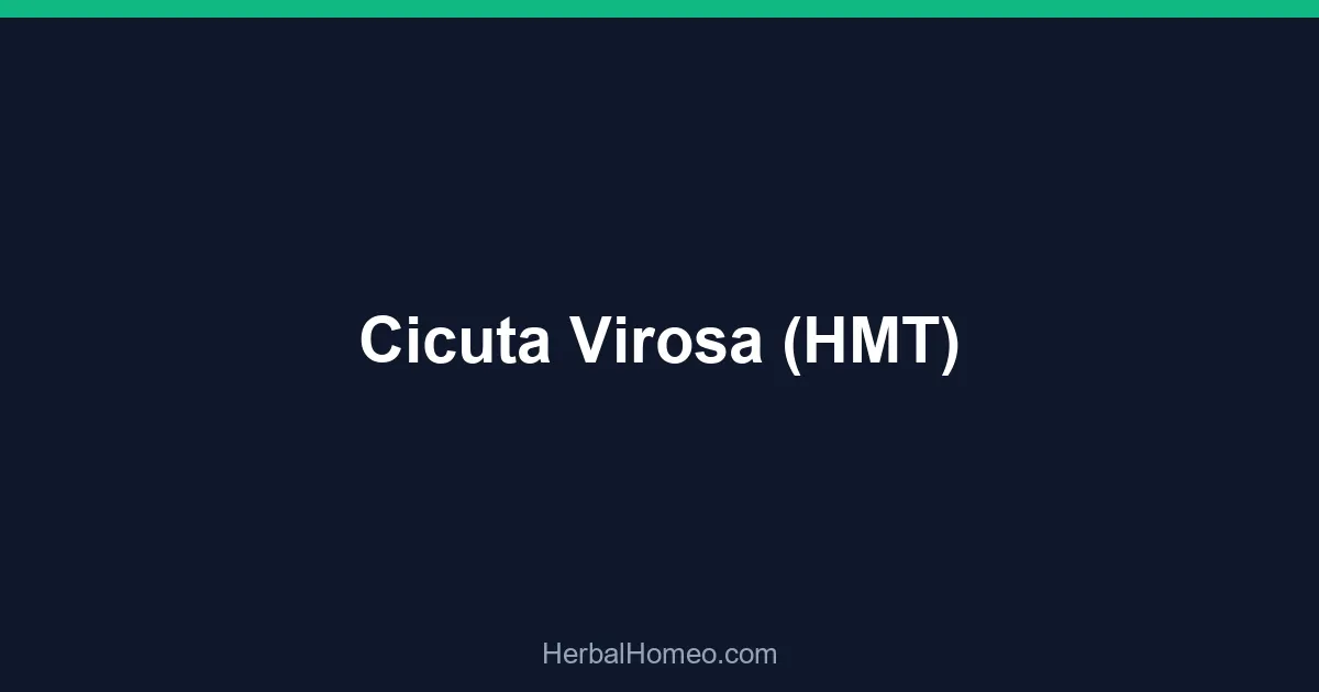 Cicuta Virosa (HMT)