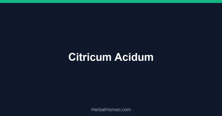 Citricum Acidum