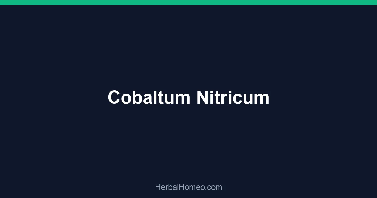 Cobaltum Nitricum