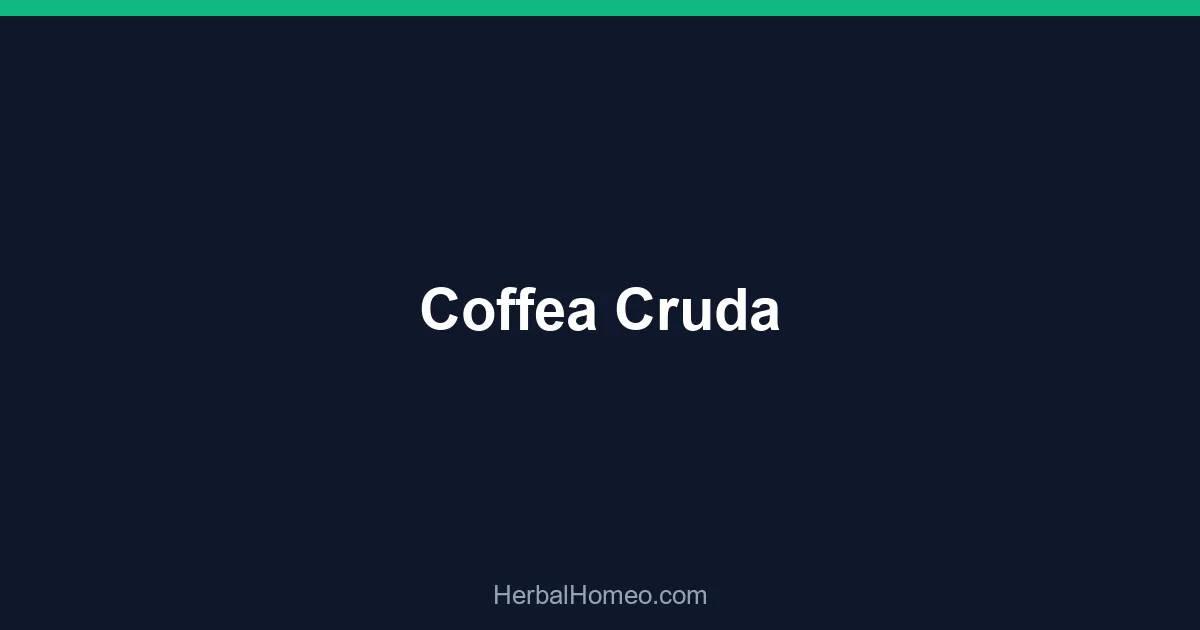 Coffea Cruda