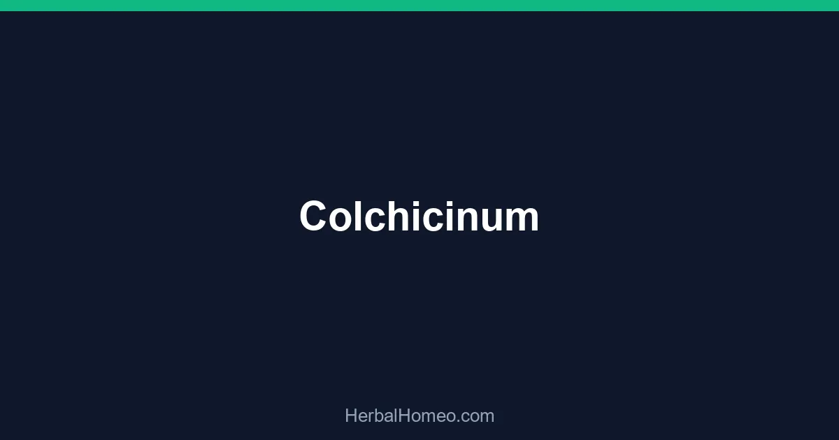 Colchicinum