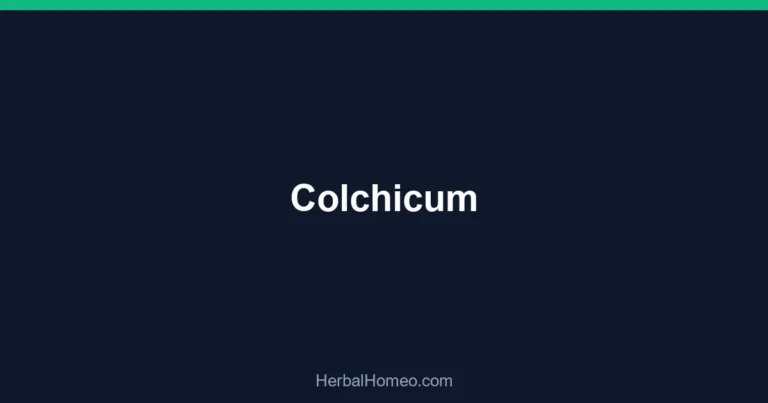Colchicum