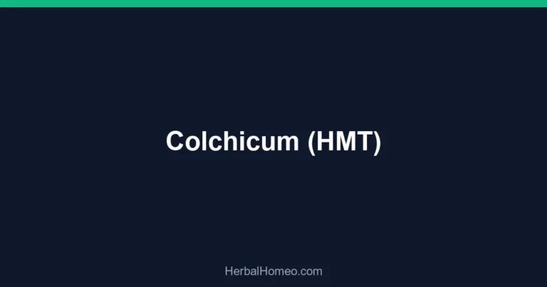 Colchicum (HMT)
