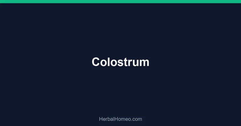 Colostrum