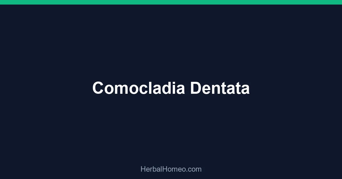Comocladia Dentata