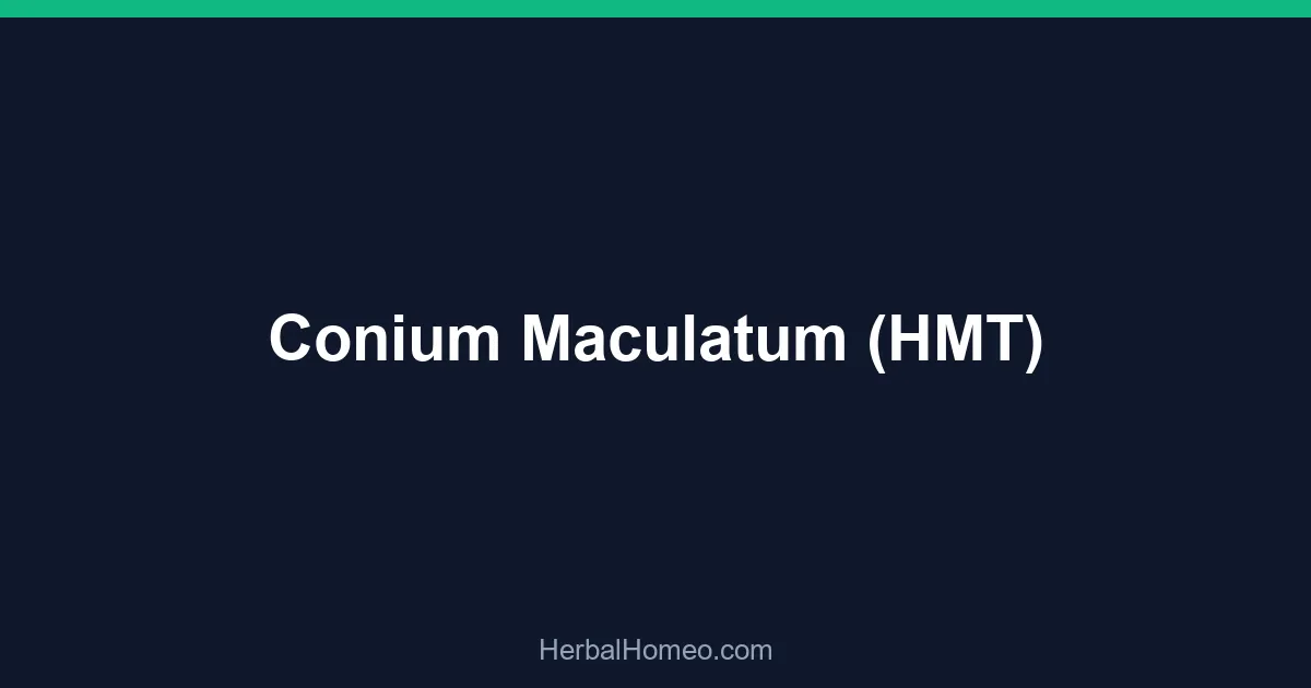 Conium Maculatum (HMT)