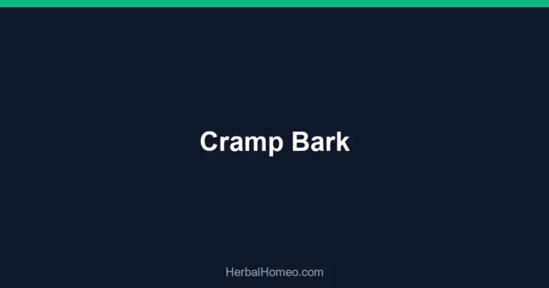 Cramp Bark