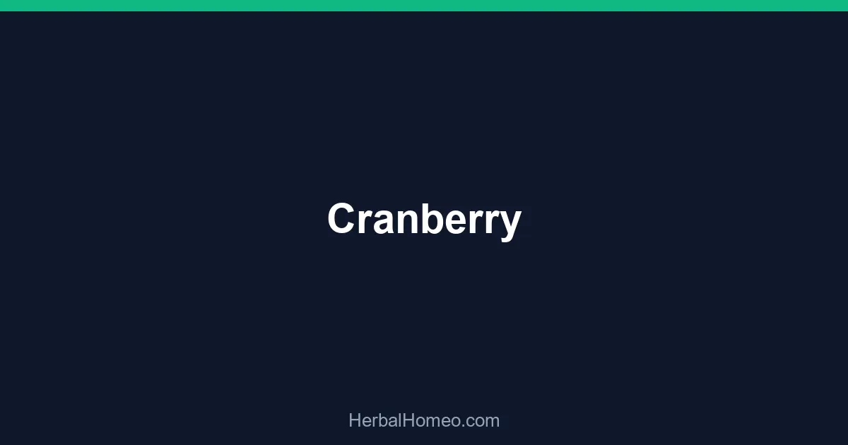 Cranberry