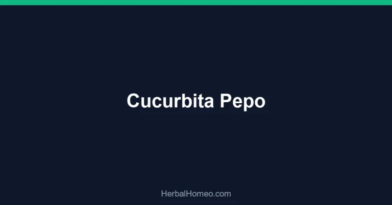 Cucurbita Pepo